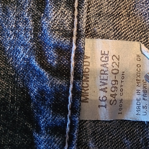 Wrangler blu jean shorts Womens Sz 16 - Picture 7 of 7